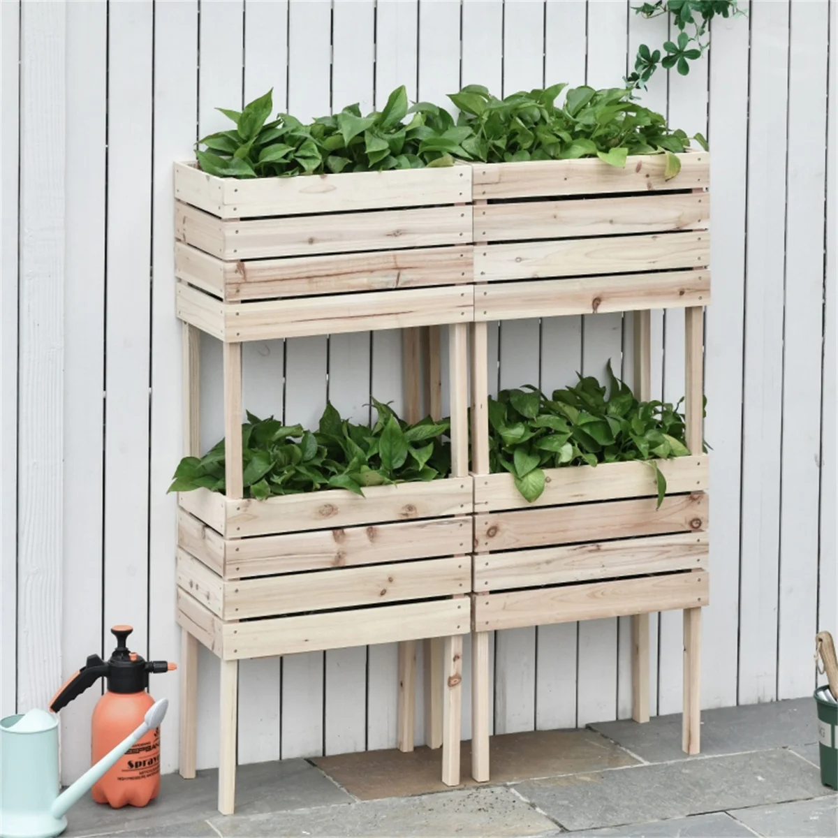 Raised Bed Planter Box - Kit de jardinières surélevées en bois