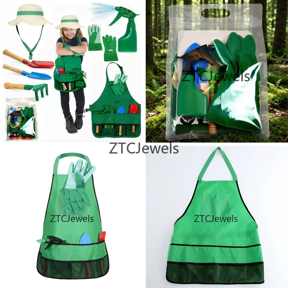 Gardening Tools Kids Set - Ensemble d'outils d'arrosage pour enfants avec