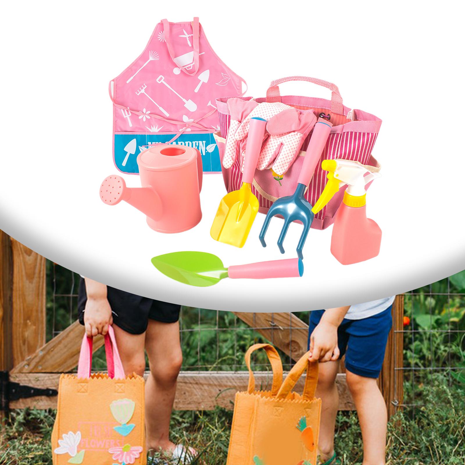 Gardening Tools Kids Set - Ensemble d'outils de jardinage pour enfants,