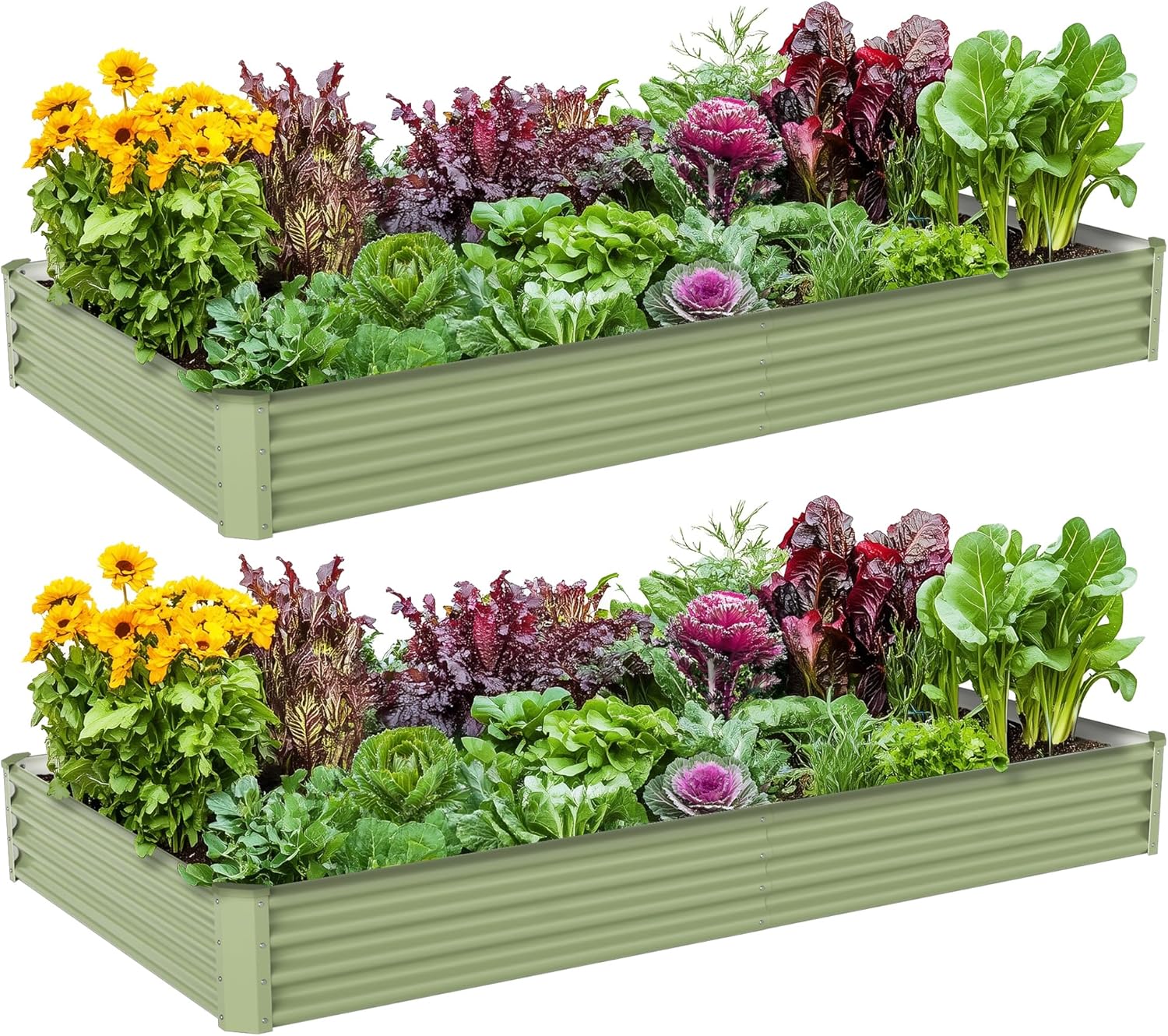 Raised Bed Planter Box - Jardinière surélevée en métal pour jardinage