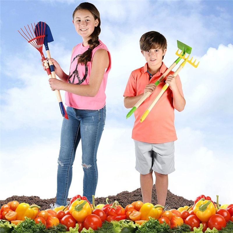 Gardening Tools Kids Set - Ensemble d'outils de jardin pour enfants,