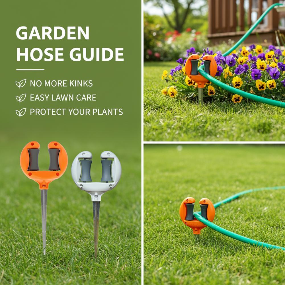 Gardening Tools Guide - Support de tuyau d'arrosage avec poulie
