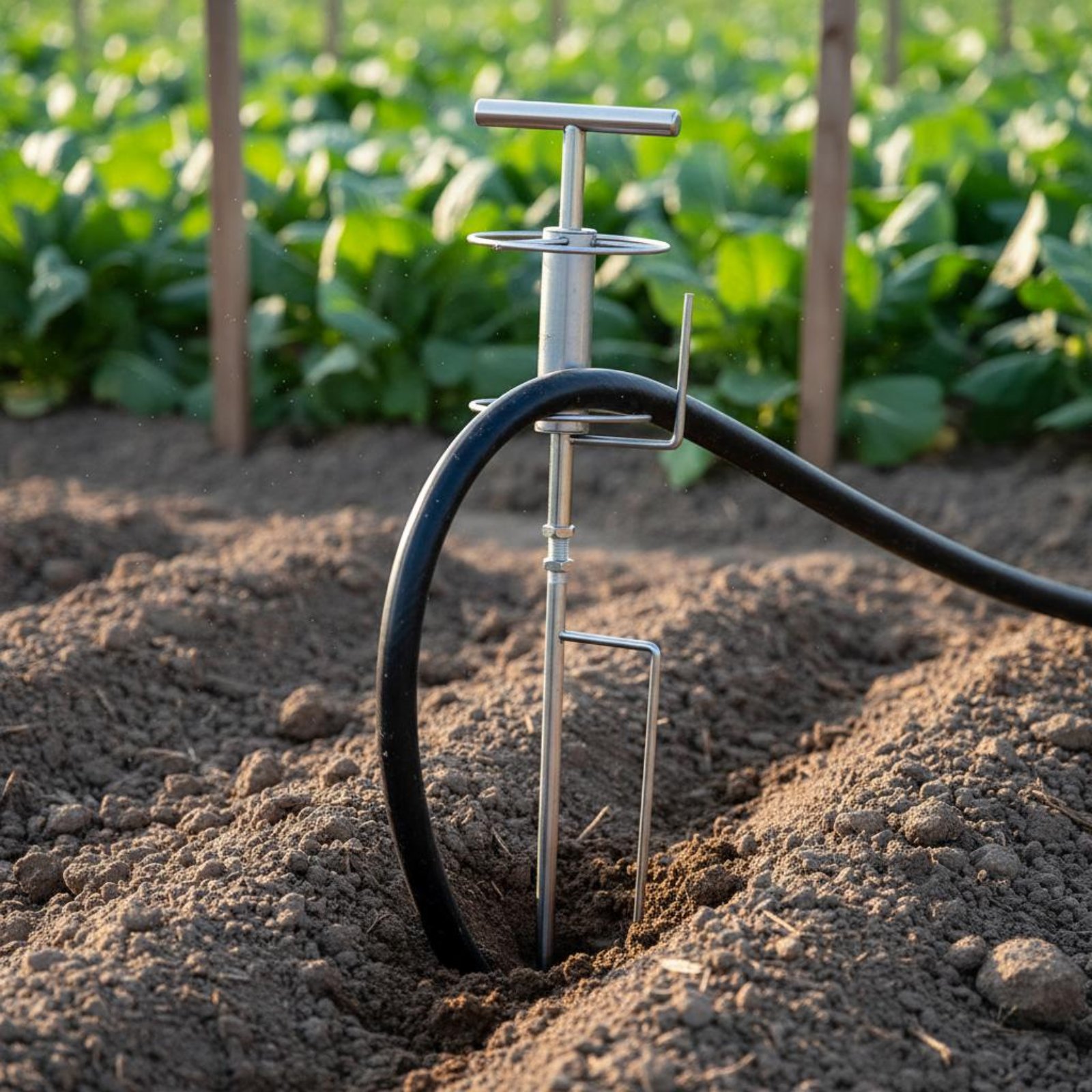 Gardening Tools Guide - Tire-hose agricole à double axe en