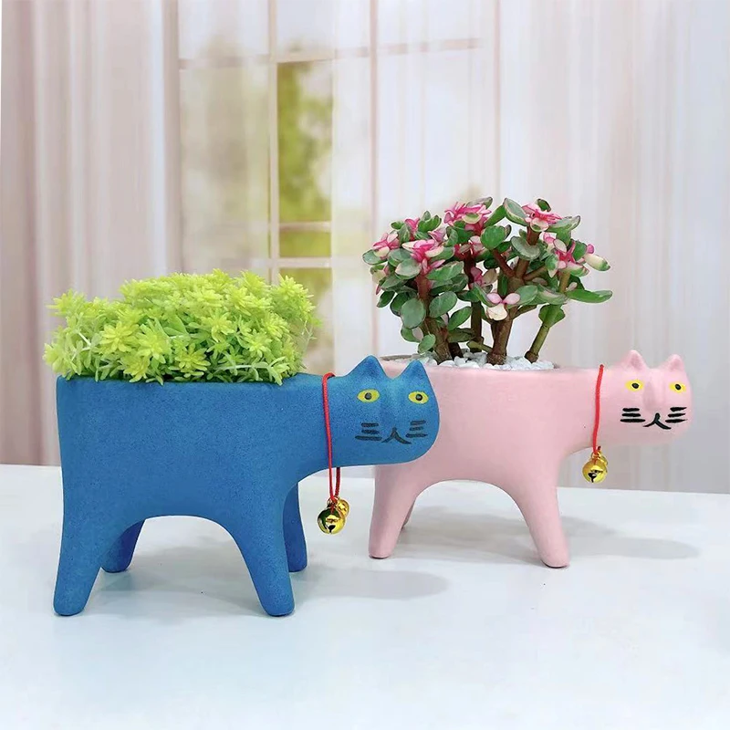 Gardening Tools Cute - Pot de fleur créatif en céramique