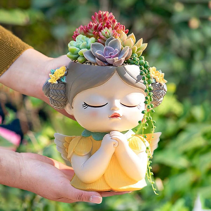 Pot de jardinière de visage de - Gardening Tools Cute avis et prix