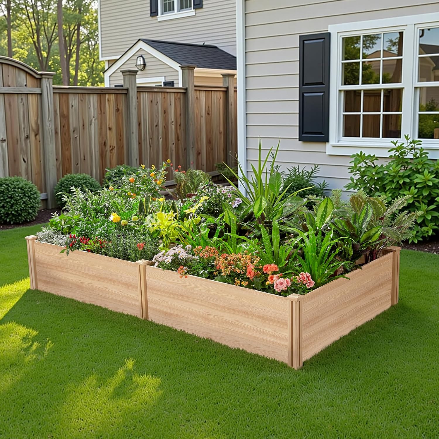 Bac à légumes surélevé en bois - Raised Bed Planter Box avis et prix