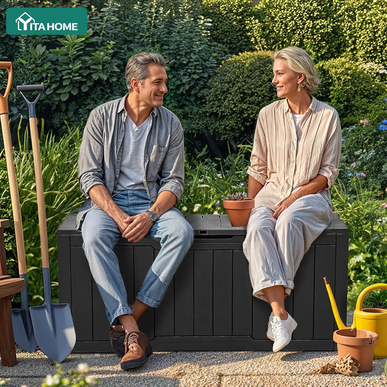 Boîte de rangement en résine d - Gardening Tools Images avis et prix