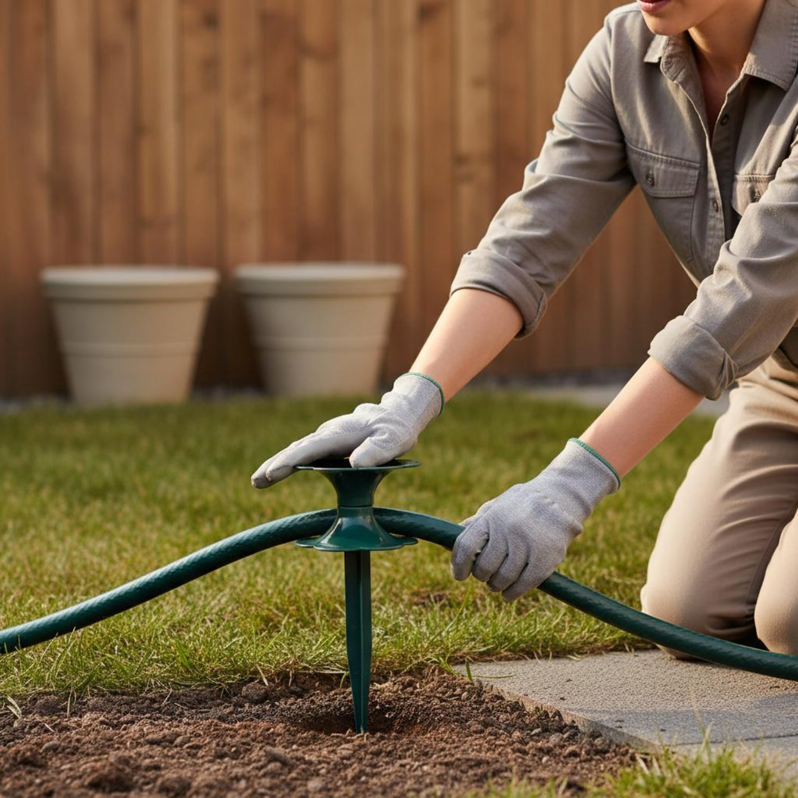 Support de tuyau d'arrosage à  - Gardening Tools Guide avis et prix