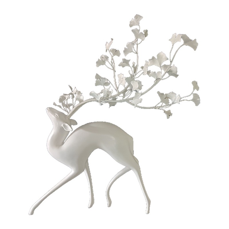 Sculpture de cerf en métal, or - Gardening Tools Sketch avis et prix