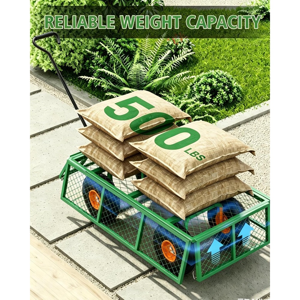Chariot de jardin en acier rob - Gardening Tools Images avis et prix