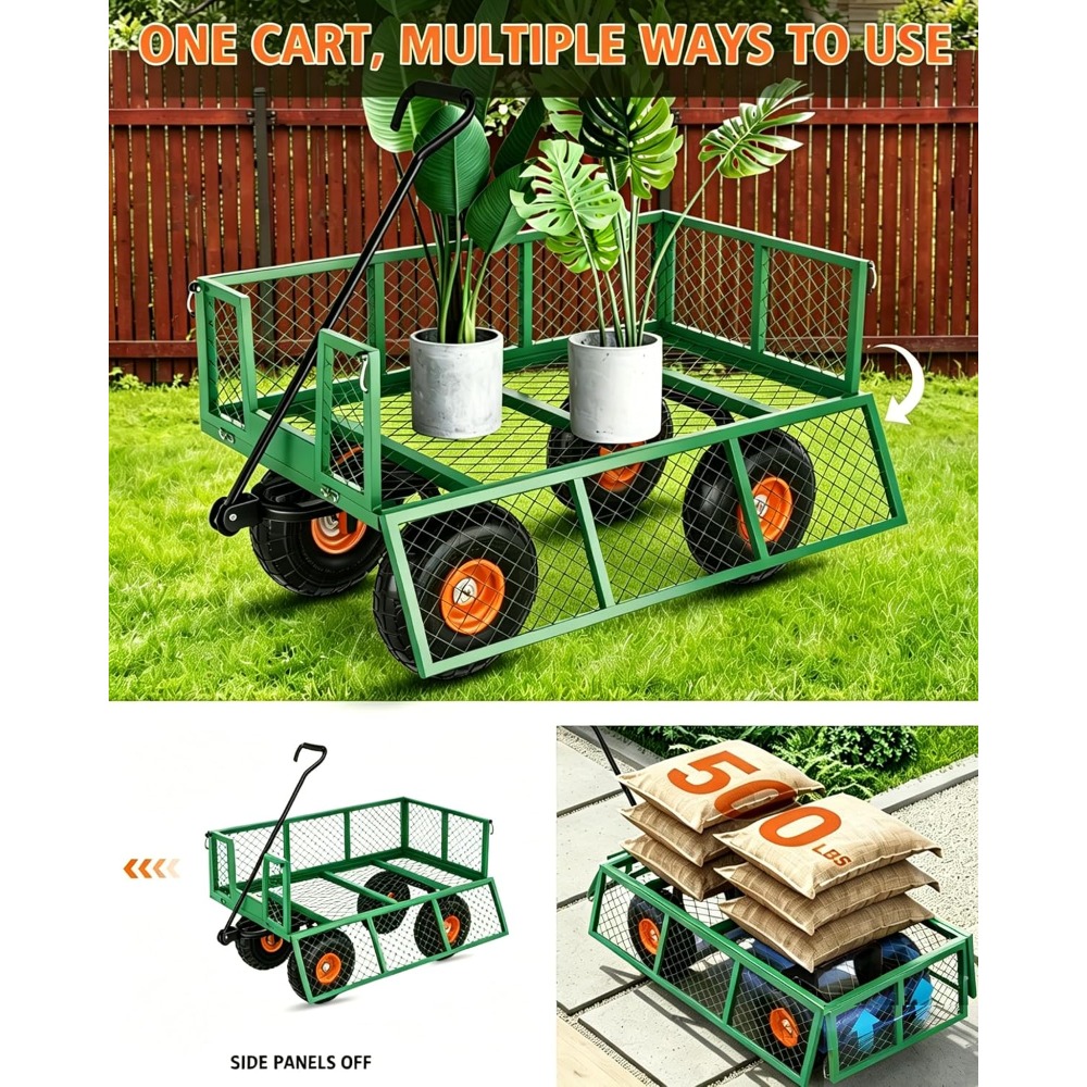 Chariot de jardin en acier rob - Gardening Tools Images avis et prix