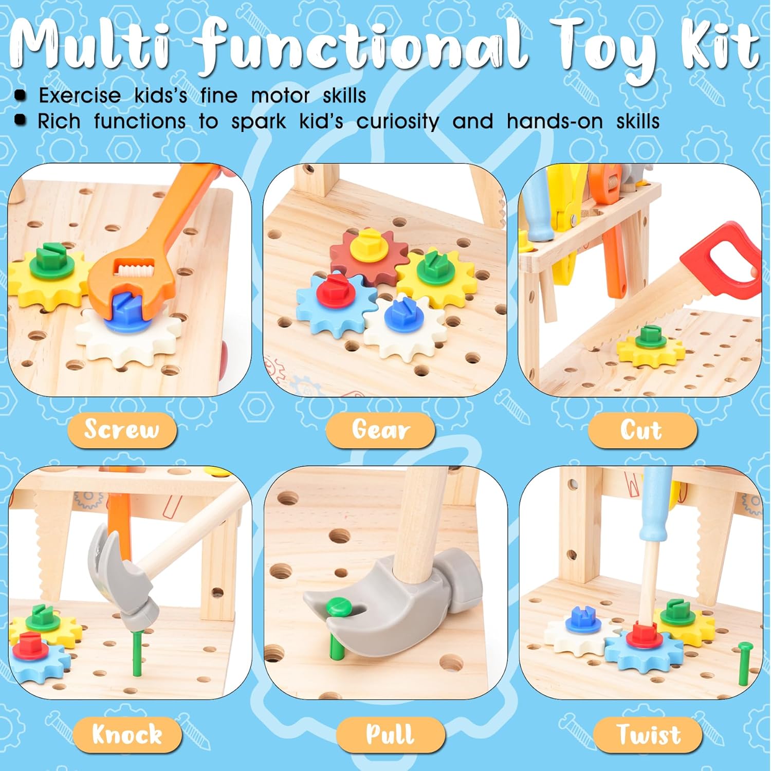 Banc à outils en bois pour enf - Gardening Tools Kids Set avis et prix
