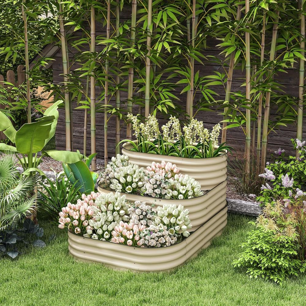 Bac à légumes surélevé en acie - Raised Bed Planter Box avis et prix