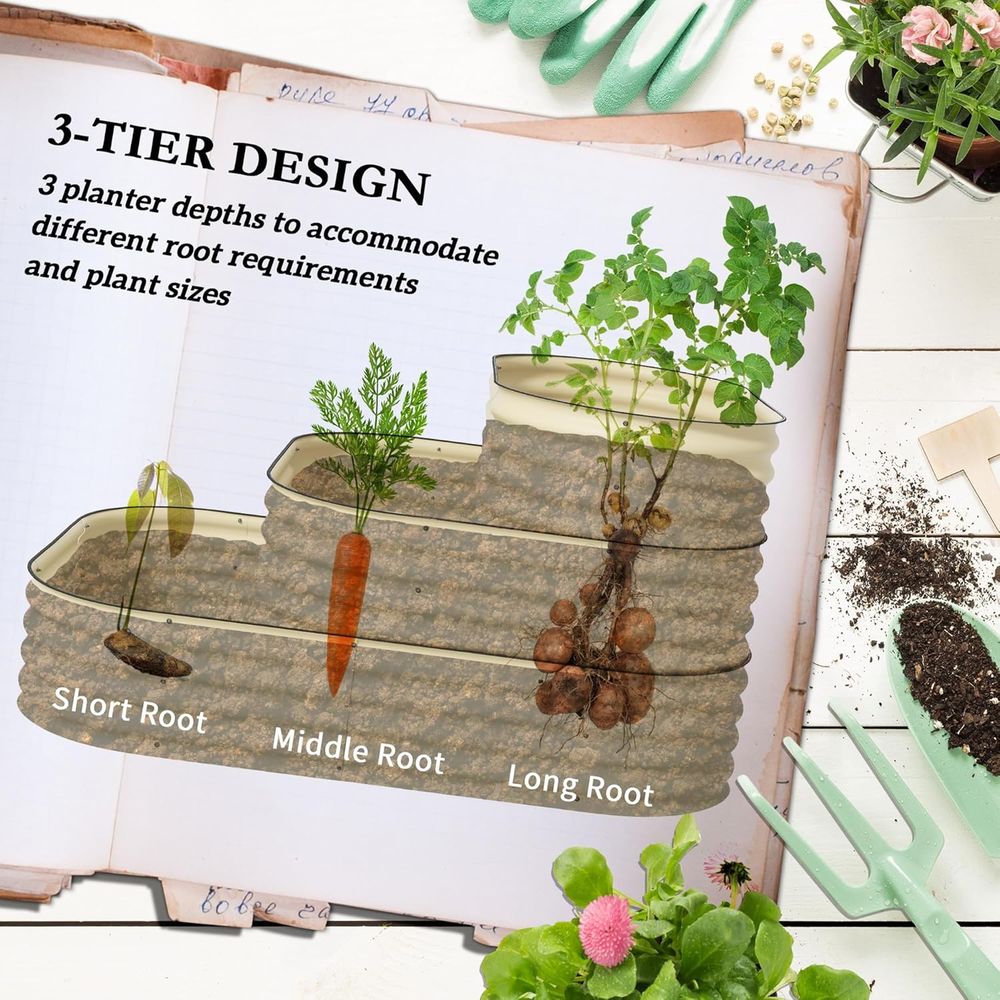 Bac à légumes surélevé en acie - Raised Bed Planter Box avis et prix