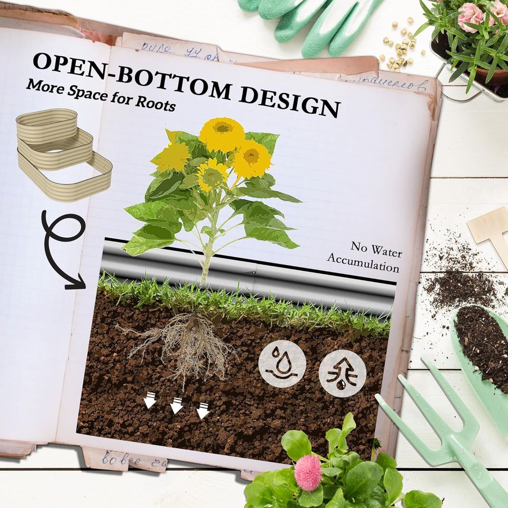 Bac à légumes surélevé en acie - Raised Bed Planter Box avis et prix