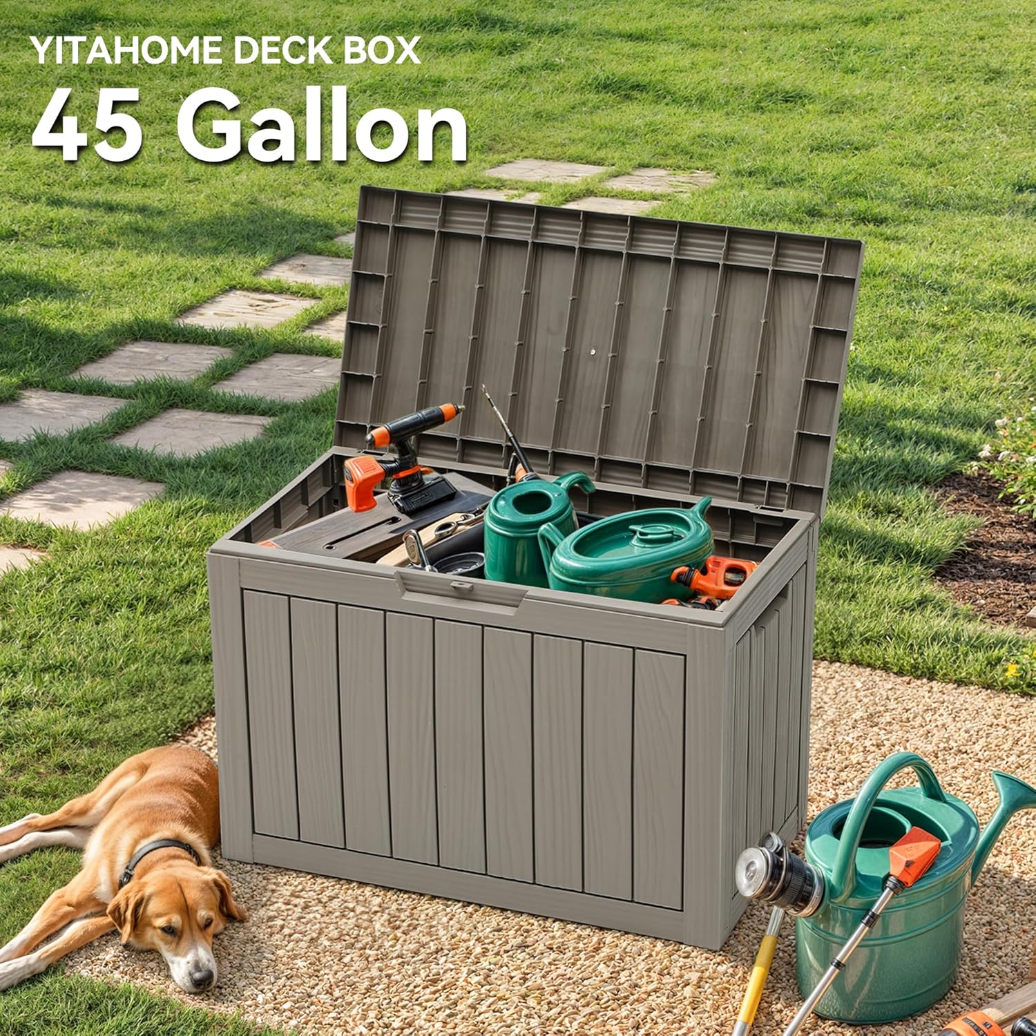 Boîte de rangement de 45 gallo - Gardening Tools Images avis et prix