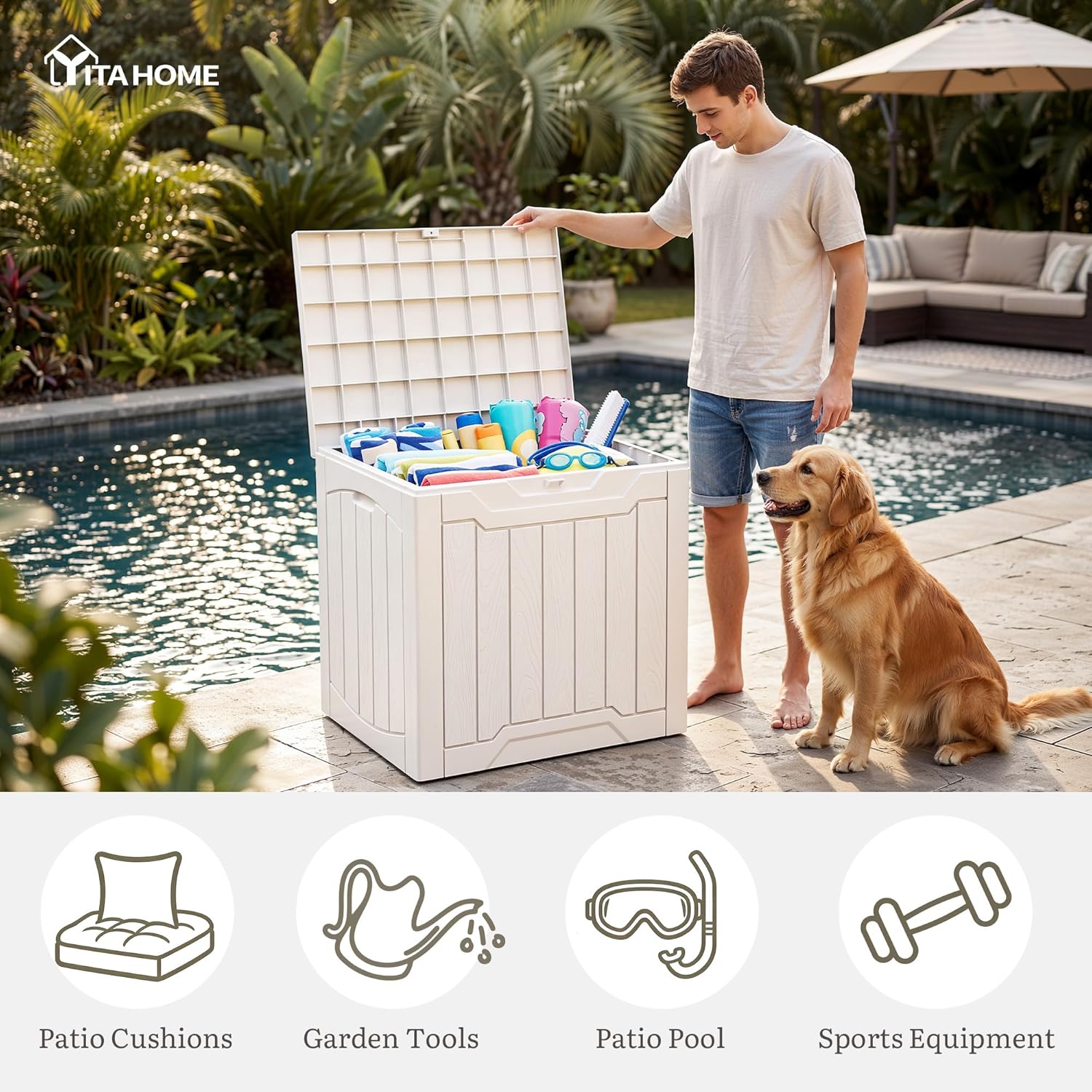 Ensemble de 2 boîtes de rangem - Gardening Tools Images avis et prix
