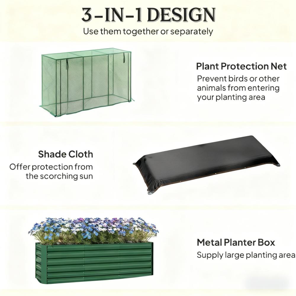 Bac à potager surélevé à fond  - Raised Bed Planter Box avis et prix