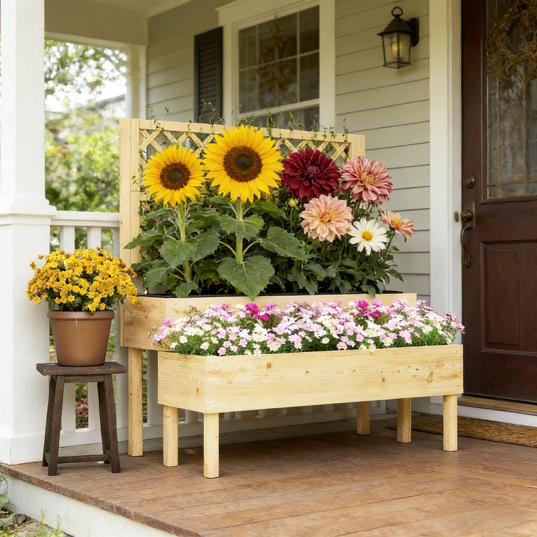 Jardinière surélevée pour pati - Raised Bed Planter Box avis et prix