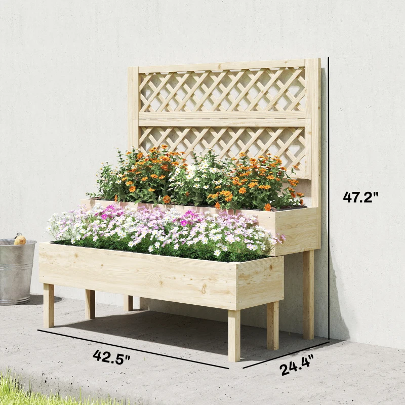 Jardinière surélevée pour pati - Raised Bed Planter Box avis et prix
