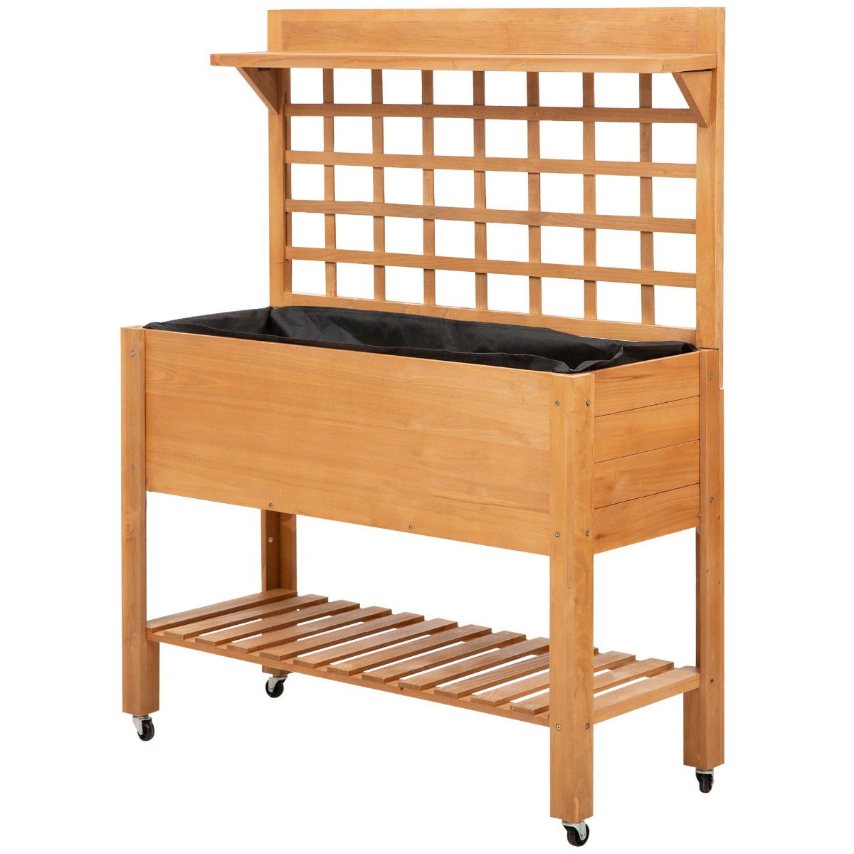 Jardinière surélevée en bois m - Raised Bed Planter Box avis et prix