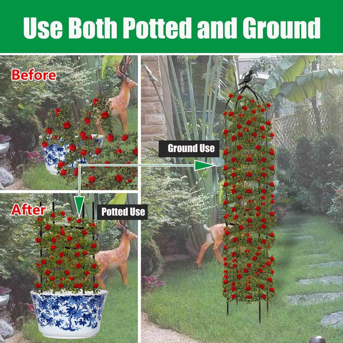 Obélisque pour plantes grimpan - Gardening Hand Tools B&Q avis et prix
