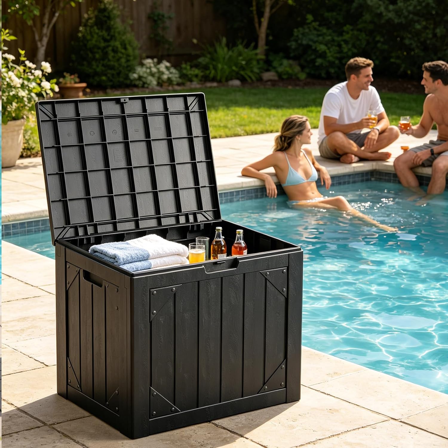 Boîte de rangement extérieure  - Gardening Tools Images avis et prix