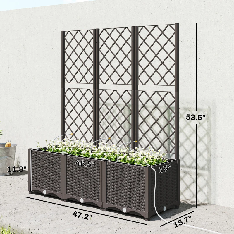 Jardinière d'extérieur, bac à  - Raised Bed Planter Box avis et prix