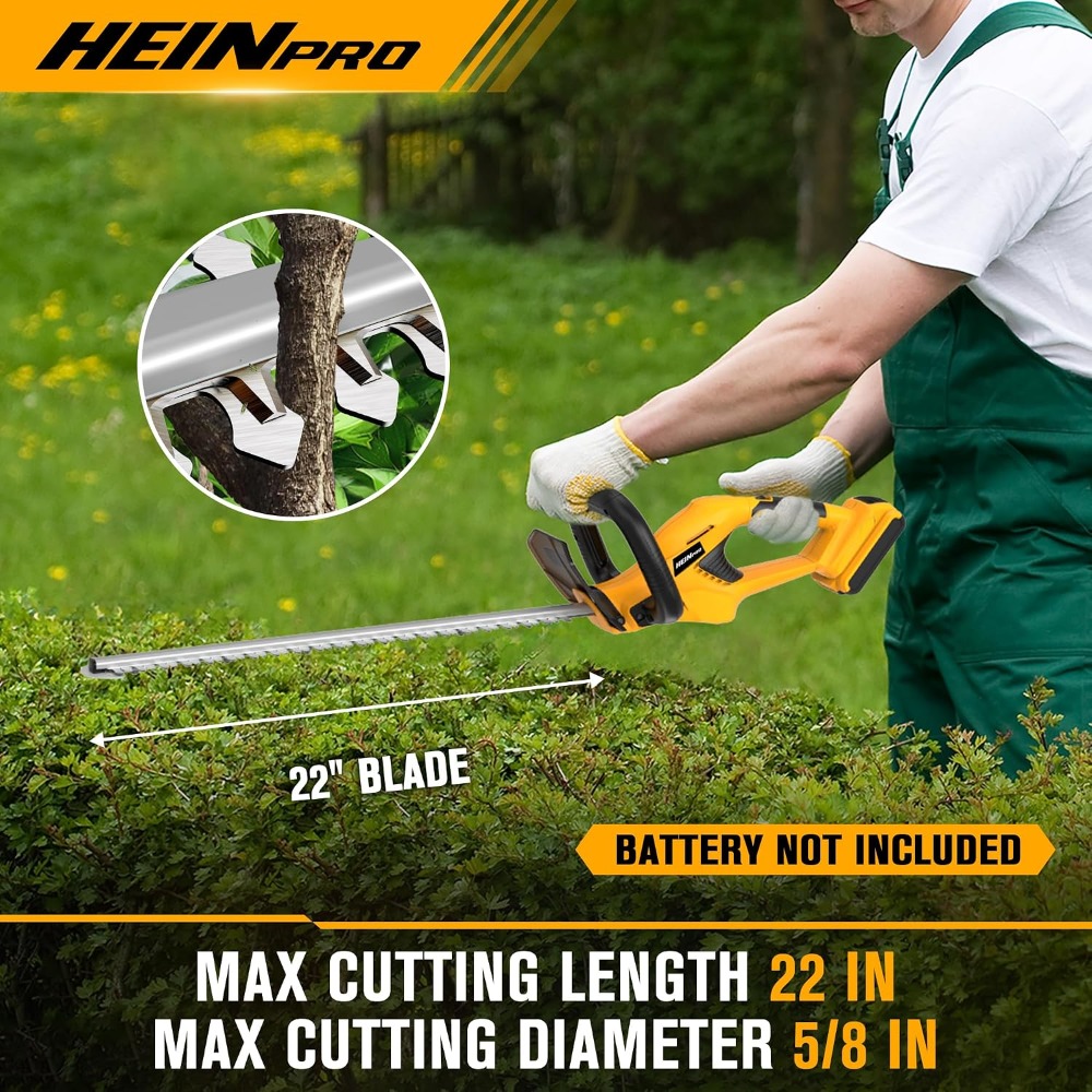 Taille-haie sans fil 22 pouces - Gardening Tools Images avis et prix