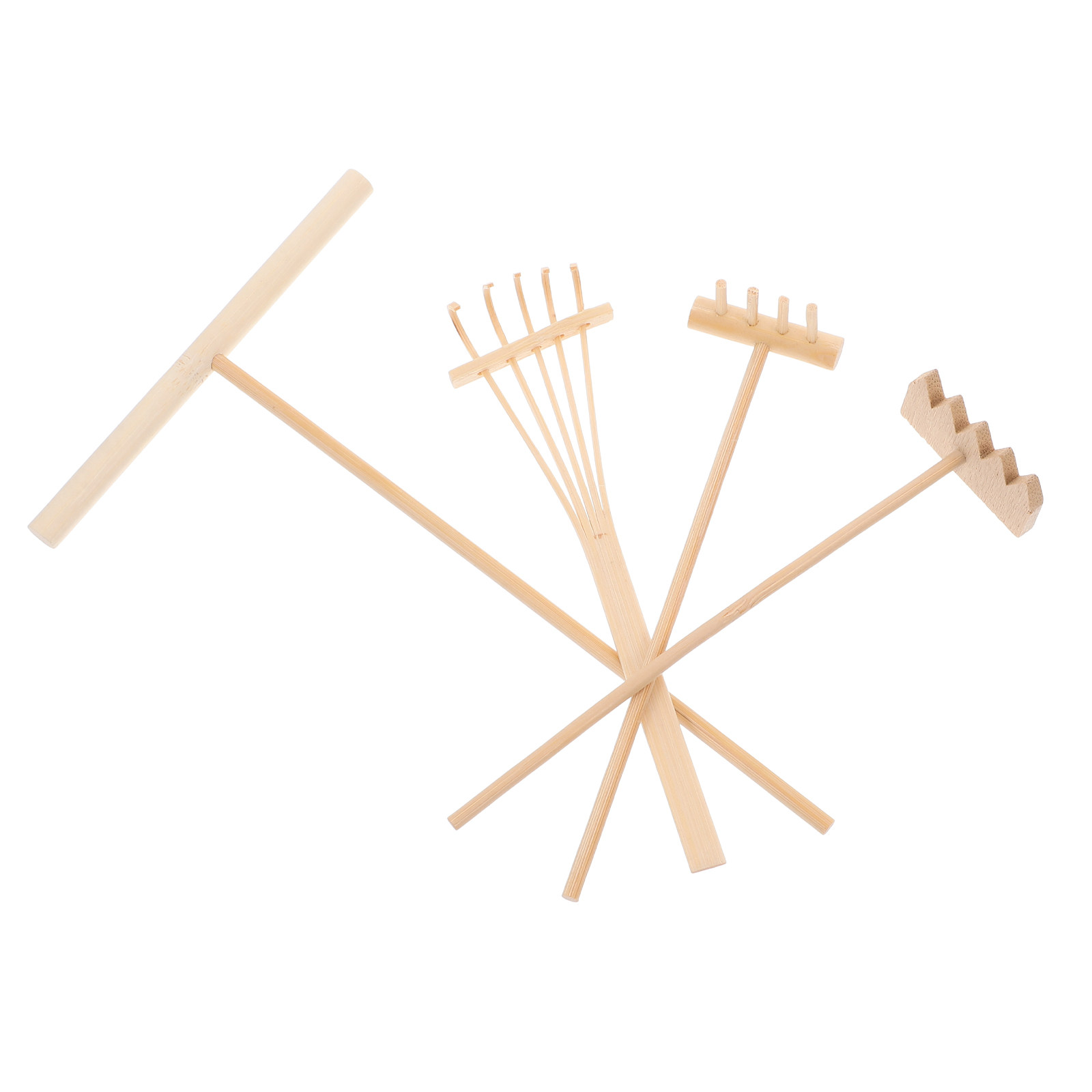 Lot de 4 râteaux en bambou, mi - Gardening Tools Drawing avis et prix