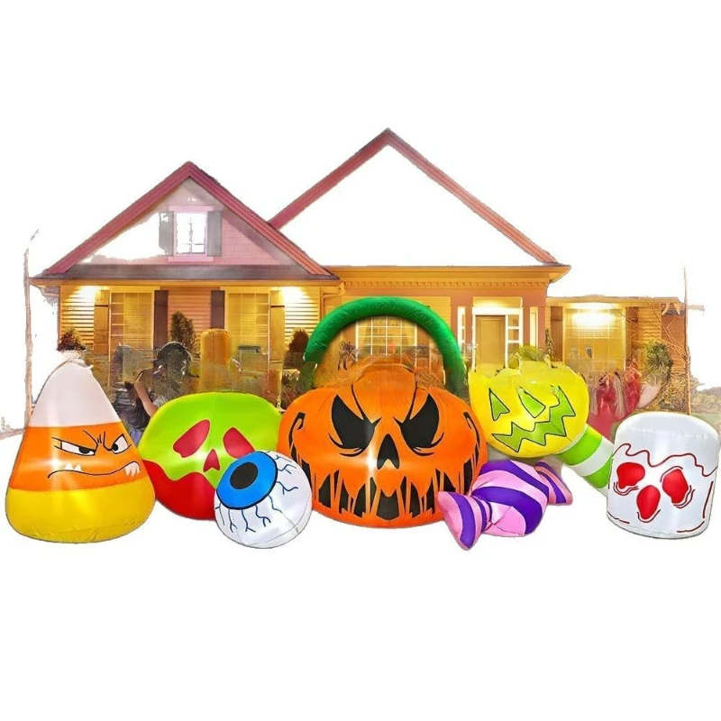 Citrouille gonflable d'Hallowe - Gardening Tools Cartoon avis et prix
