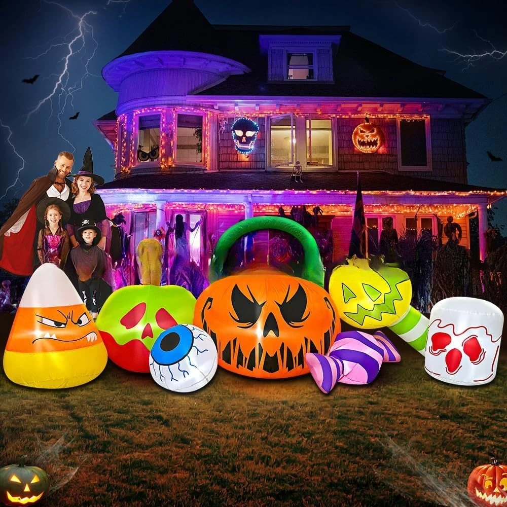 Citrouille gonflable d'Hallowe - Gardening Tools Cartoon avis et prix