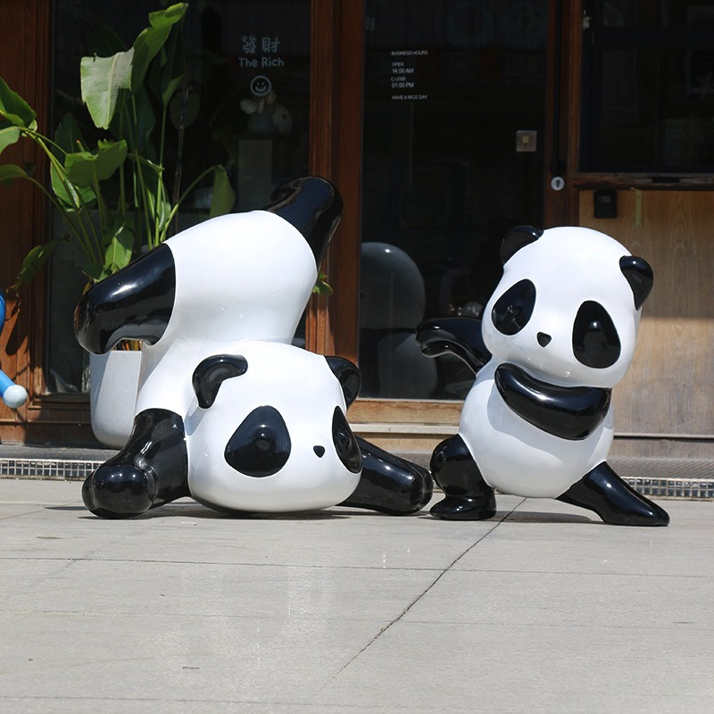 Grande sculpture de panda de s - Gardening Tools Cartoon avis et prix