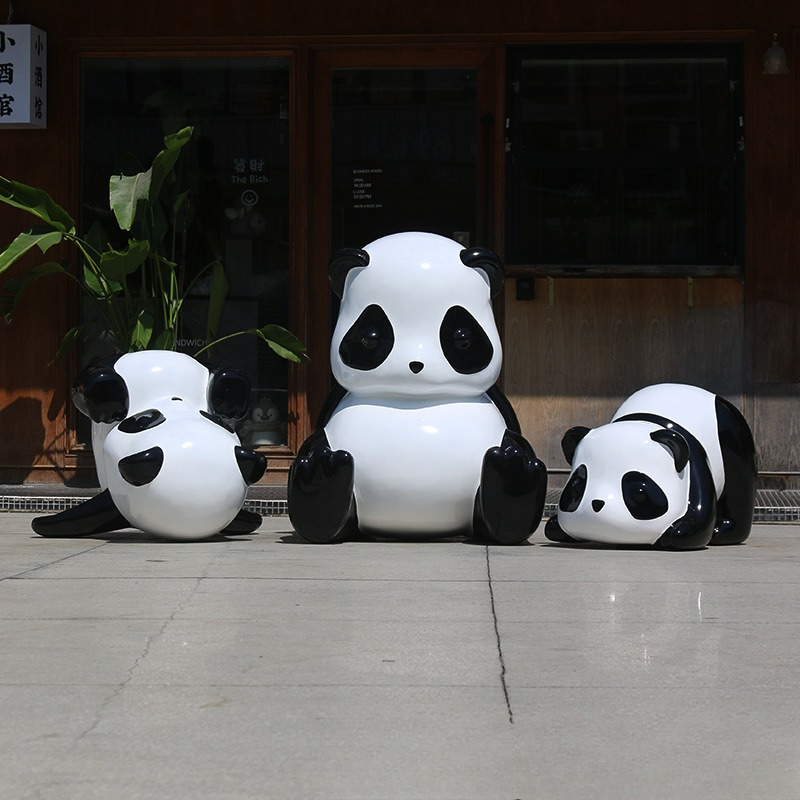Grande sculpture de panda de s - Gardening Tools Cartoon avis et prix