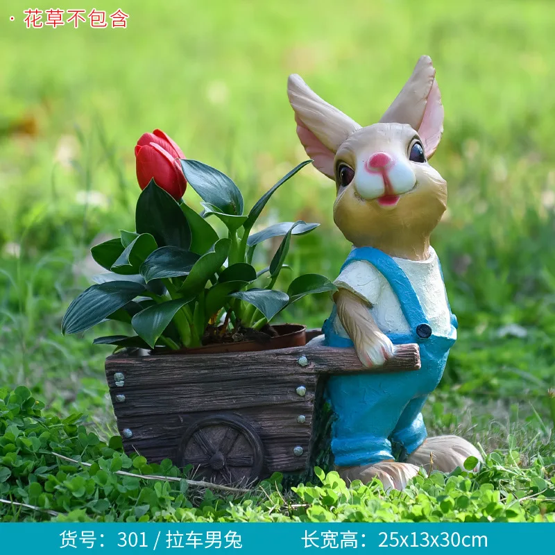 Pot de fleur de lapin de dessi - Gardening Tools Cartoon avis et prix